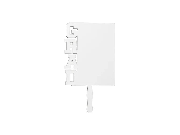 Sublimation Blanks Graduation Fan (Grad)