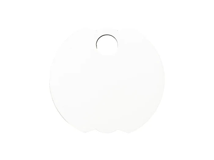 Sublimation Blanks Hardboard Name Tag (φ6.5*0.3cm,Bud Shape)