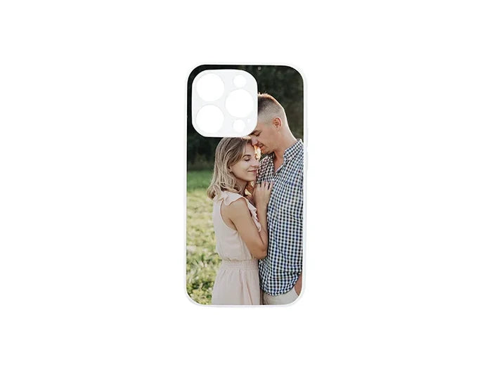 Sublimation Blanks iPhone 14 Pro Cover w/o insert (Rubber, White)