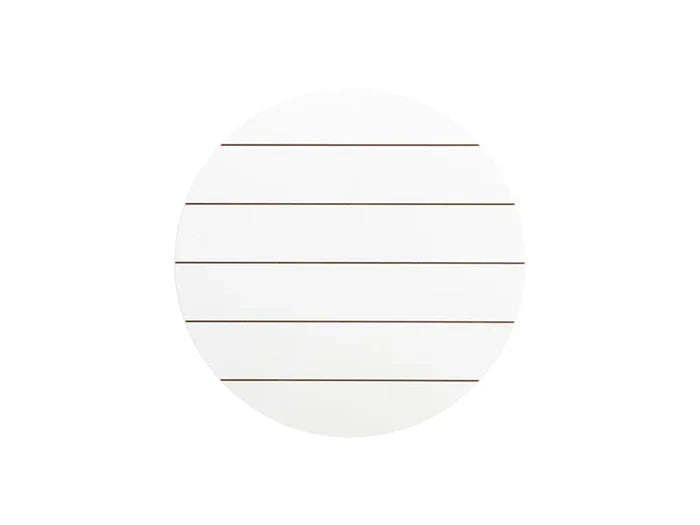 Sublimation Blanks Round MDF Sign w/ Stripes (φ25.4*1.5cm)