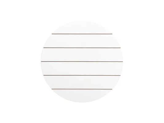 Sublimation Blanks Round MDF Sign w/ Stripes (φ25.4*1.5cm)