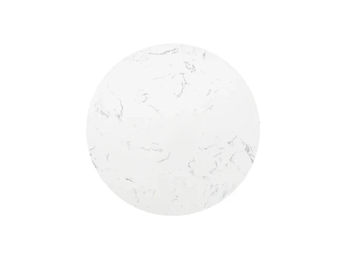 Sublimation Round Marble Texture Placemat w/ Non-Slip Pad (φ20cm/ 7.87inch)