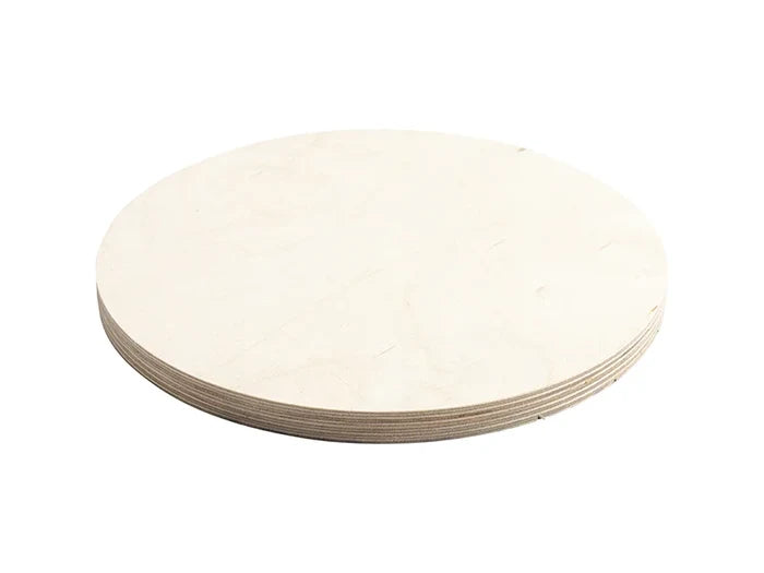 Sublimation Round Plywood Sign w/ Stripes (φ25.4*1.5cm)