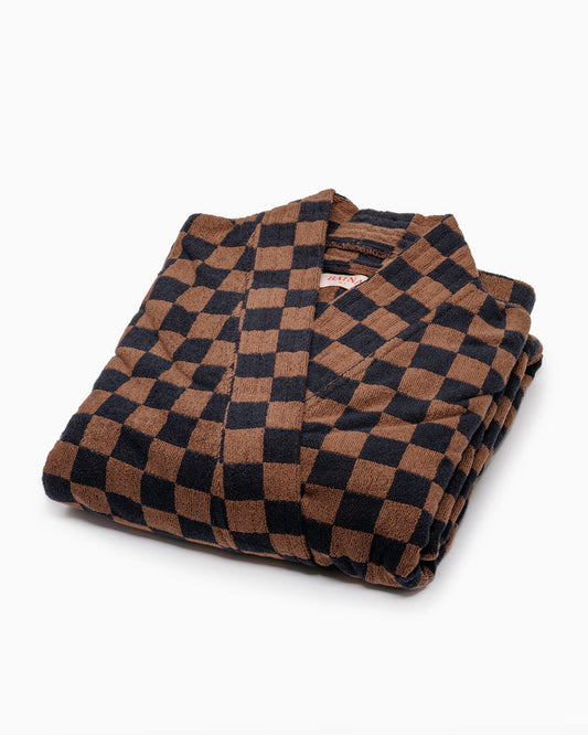 Sulis Bath Robe  - Tabac / Noir