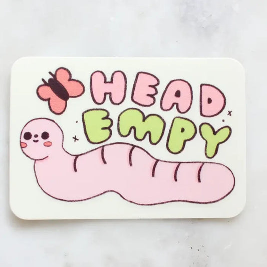 Tender Ghost 'Head Empy' Vinyl Sticker