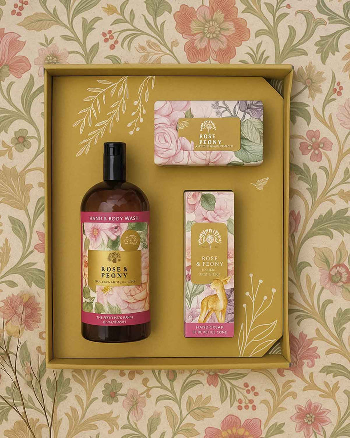 The English Soap Company Hand & Body Collection - Rose and Peony - Country Collection