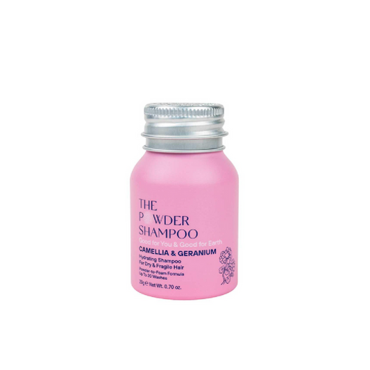 The Powder Shampoo Camellia and Geranium Hydrating for Dry Hair 20g