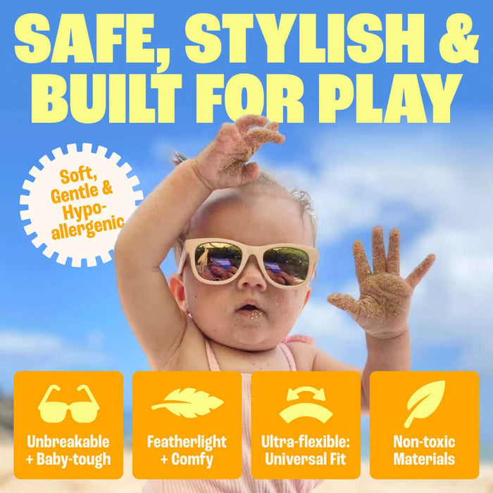 Transparent Pink Baby Sunglasses