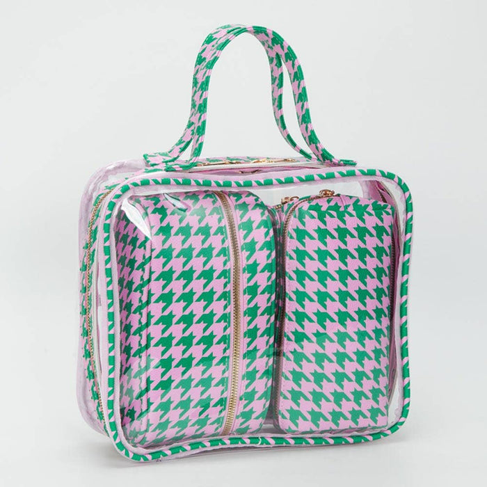 Travel Cosmetic Bag Set 4 Pieces-Transparent
