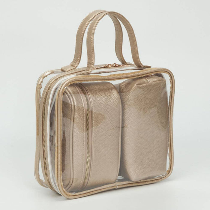 Travel Cosmetic Bag Set 4 Pieces-Transparent