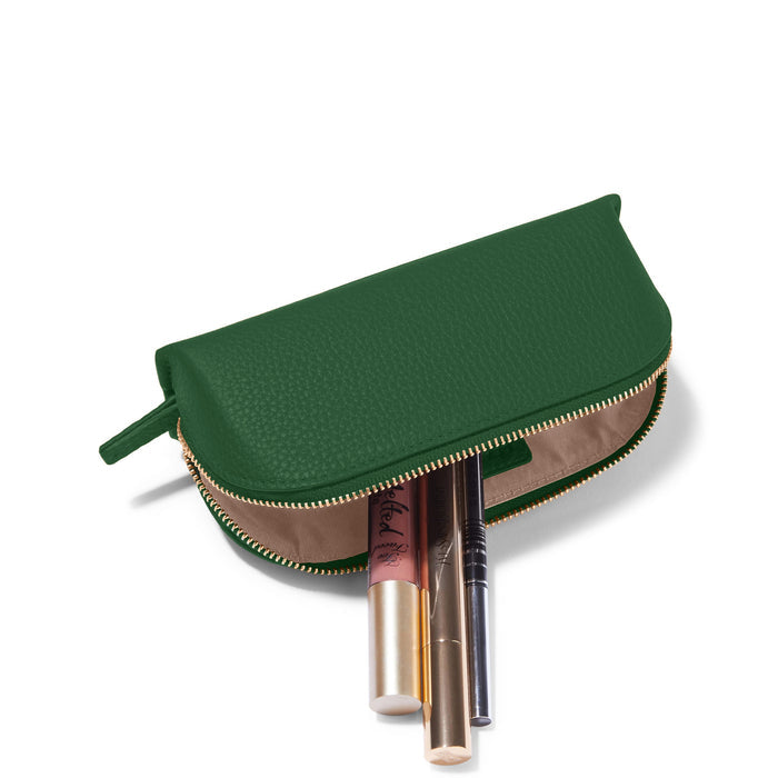 Travel Makeup Pouch Fairway Green