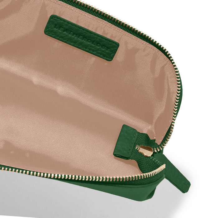 Travel Makeup Pouch Fairway Green