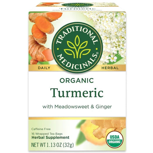 Turmeric with Meadowsweet & Ginger Tea