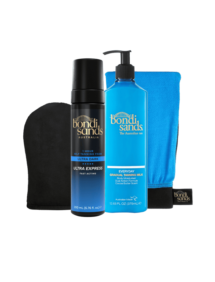 Ultra Express Self Tanning Routine Bundle