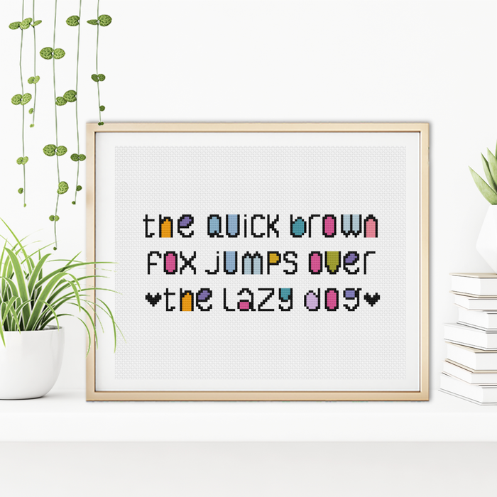 Whimsical Font Cross Stitch Font by Peppermint Purple