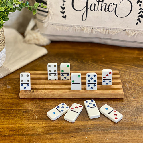 Wood Domino Holder