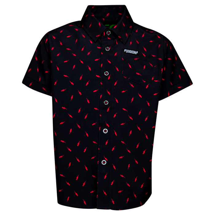 Youth Bolt Party Shirt - Black & Red