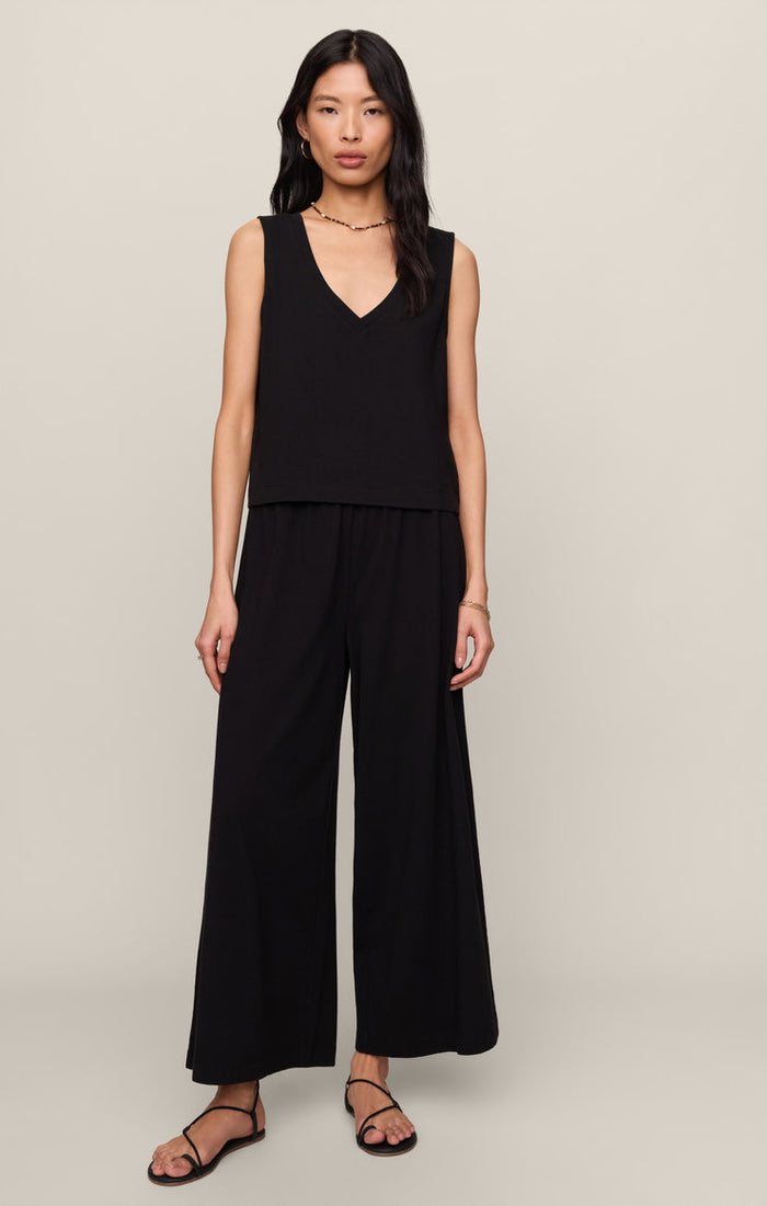 Z Supply Sloane V-neck Top in Black