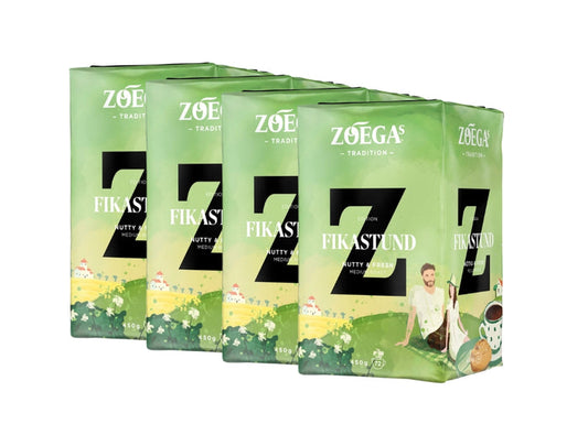 Zoégas Fikastund Ground Coffee 4 × 450g (4 × 15.87 oz) – Premium Swedish Medium Roast 100% Arabica Coffee